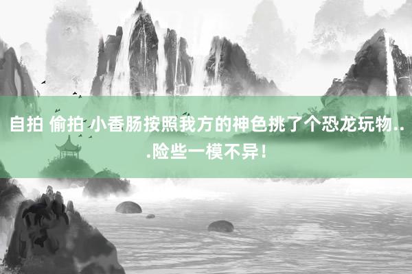 自拍 偷拍 小香肠按照我方的神色挑了个恐龙玩物...险些一模不异！