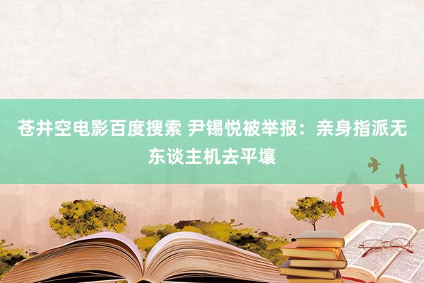 苍井空电影百度搜索 尹锡悦被举报：亲身指派无东谈主机去平壤