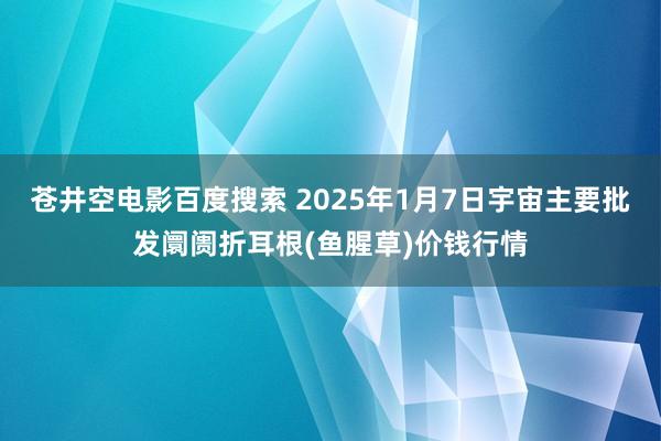 苍井空电影百度搜索 2025年1月7日宇宙主要批发阛阓折耳根(鱼腥草)价钱行情
