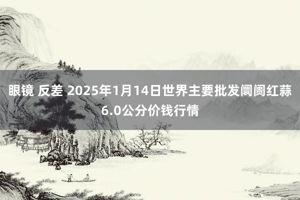 眼镜 反差 2025年1月14日世界主要批发阛阓红蒜6.0公分价钱行情