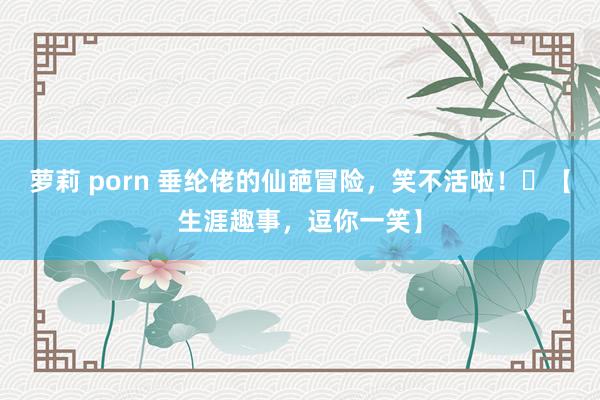 萝莉 porn 垂纶佬的仙葩冒险，笑不活啦！​【生涯趣事，逗你一笑】
