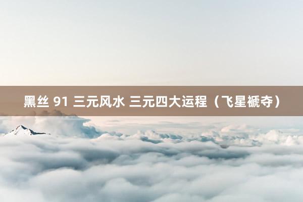 黑丝 91 三元风水 三元四大运程（飞星褫夺）