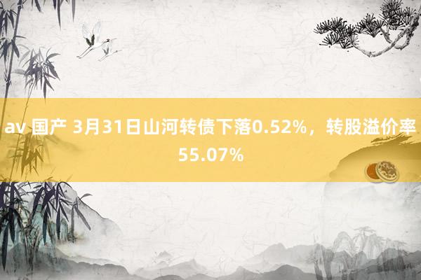 av 国产 3月31日山河转债下落0.52%，转股溢价率55.07%