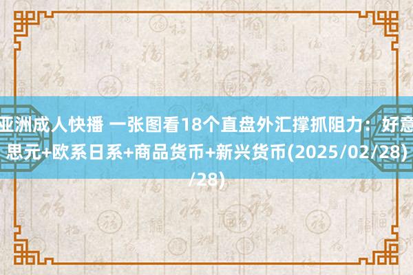 亚洲成人快播 一张图看18个直盘外汇撑抓阻力：好意思元+欧系日系+商品货币+新兴货币(2025/02/28)