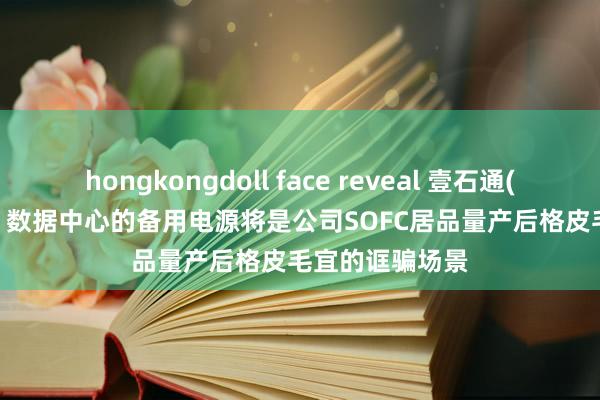 hongkongdoll face reveal 壹石通(688733.SH)：数据中心的备用电源将是公司SOFC居品量产后格皮毛宜的诓骗场景